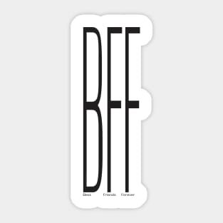 Texting: BFF (Best Friends Forever) Sticker